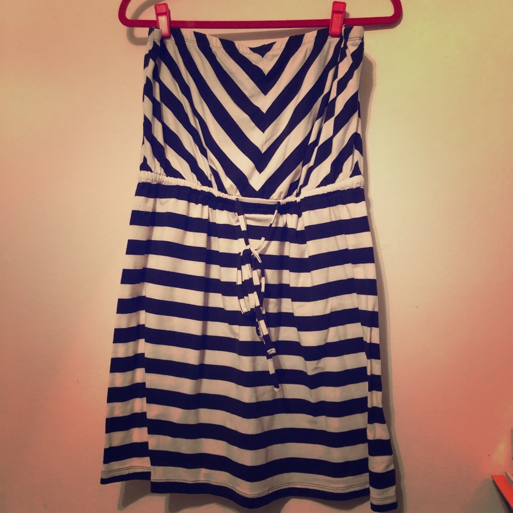 Summer strapless dress